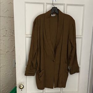 Ziki Brown Women's Blazer